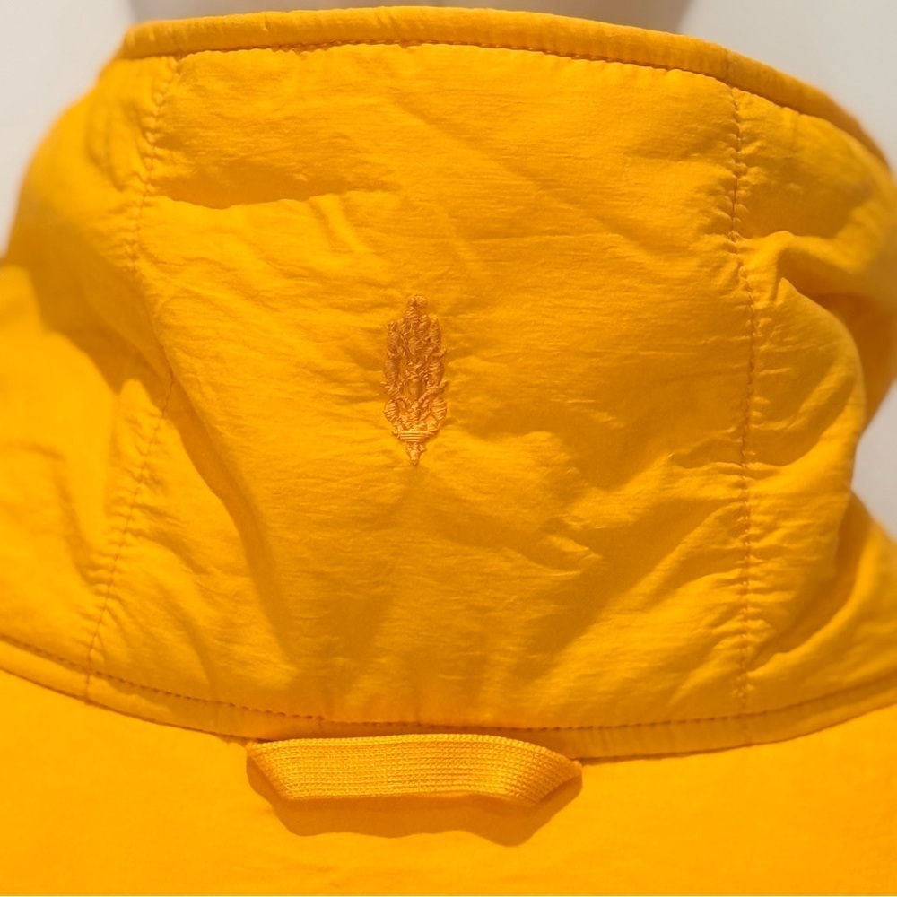 Free People Movement Pippa Packable Puffer Jacket XL Yellow Crop Hiking Sporty - Picture 7 of 15